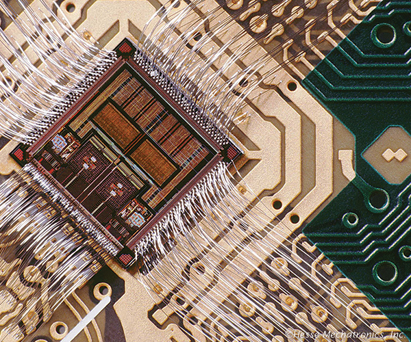 Sensitive wire bonding application