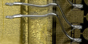 Aluminum for the wire bonding