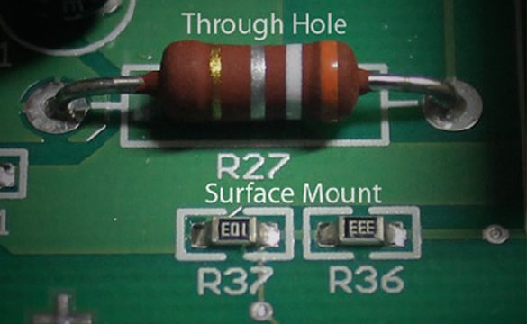 Difference between SMT and THT components