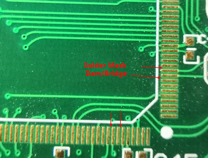 Solder Mask Dam/Bridge