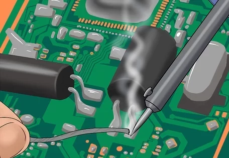 Step #3 – Add some melted solder onto the terminal