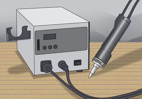 Step #1 – Using a solder station