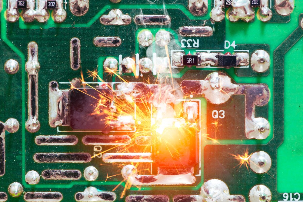 Damaged PCB due to high currents