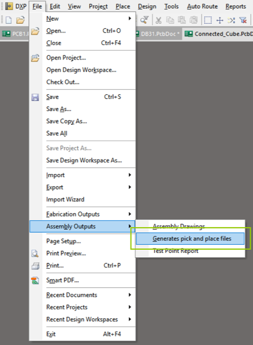 How to Create a Centroid File from Altium