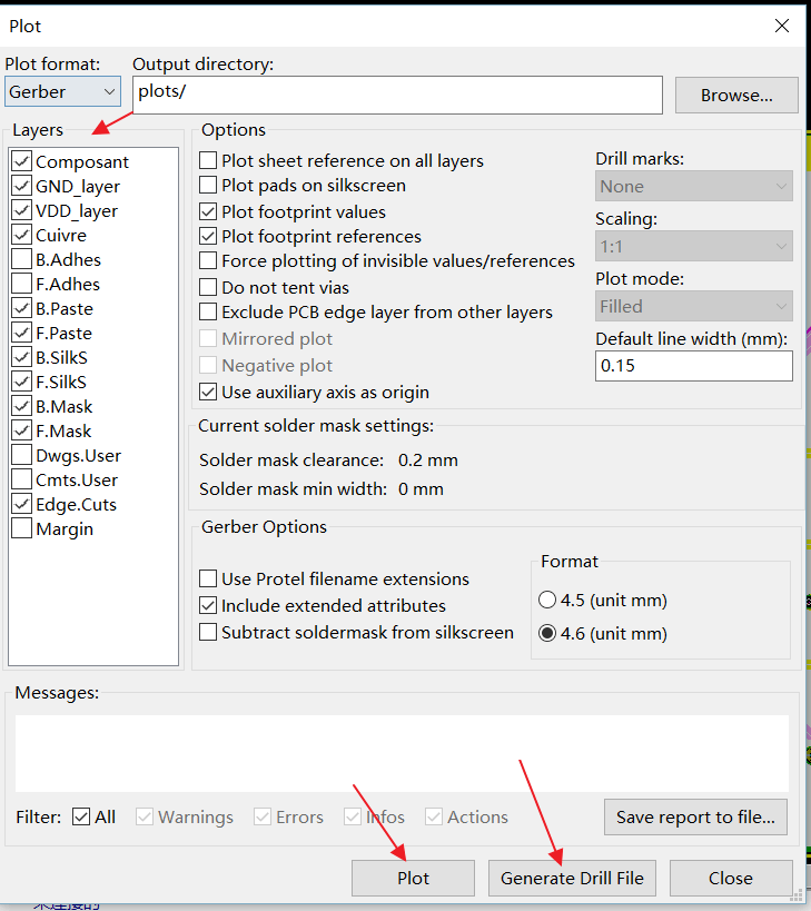 Step 2 - Opening Plot will open up a pop-up window