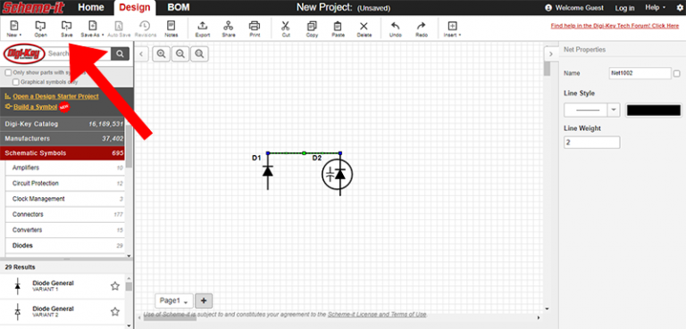 Step 6 - Saving Your Circuit