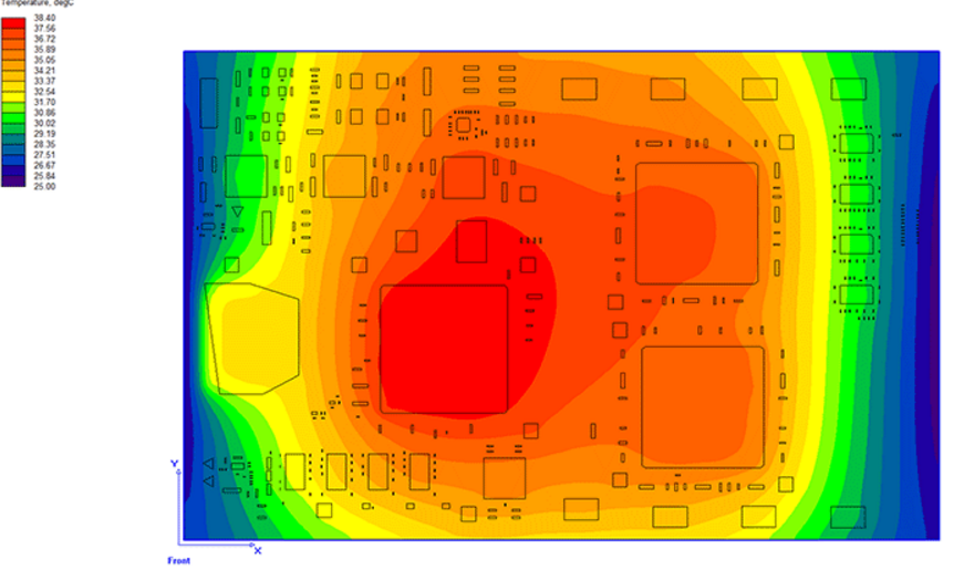 Thermal checking of a PCB