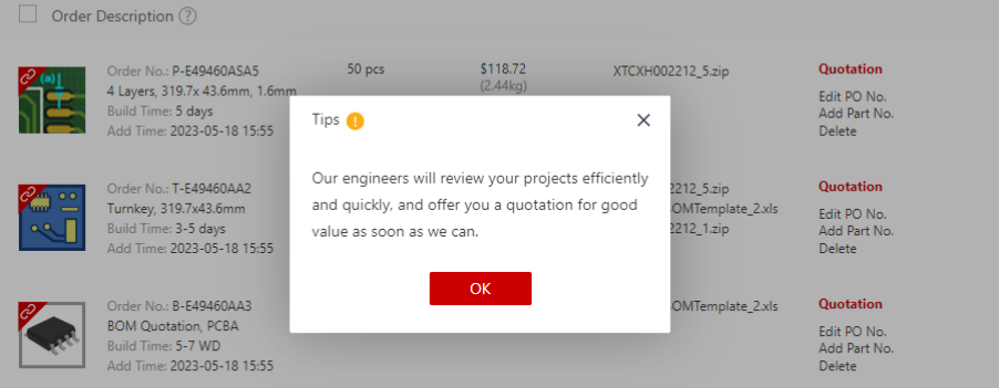 Step 8-2: Review Your Order Details