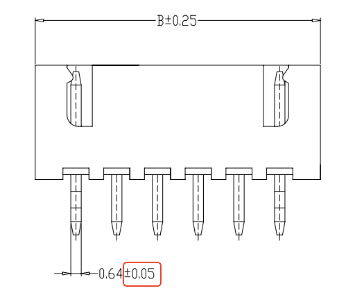Illustration of pin diameter tolerance stackup in PCBA
